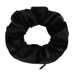 1PC Portable Hidden Safe Sight Secret Hair Tie Storage Case Hair Scrunchie With Zipper Hide Key Cash Jewelry Hair Accessories