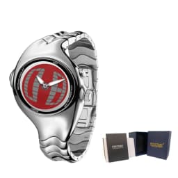 Y2K Digital Men's Watch Twisted Technology Dual-Display Vintage-Futuristic Style Timepiece Unique Metal Men's Quartz Wristwatch