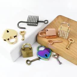 1-5Sets Deepeel Metal Lock Buckle for Handbag Purse Turn Twist Clasp Wallet Closure Snap Locks Decoration Hardware Accessories