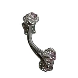 Dragon Claw Zircon Eyebrow Lip Rings Opal Piercing Jewelry Ins Sweet Stainless Steel Eye Brow Ring Piercing for Eyebrow