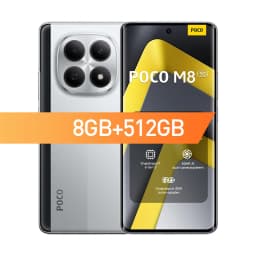 Global Version Mobile Phones POCO M8 5G Smartphone Snapdragon® 6 Gen 3 6.77' Flow AMOLED Display 5520mAh Battery 45W NFC