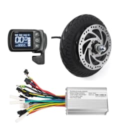 8 Inch Hub Motor Electric Scooter 36V 48V 350W 500W Wheel Motor with Brushless Controller Electric Scooter Motor Kit