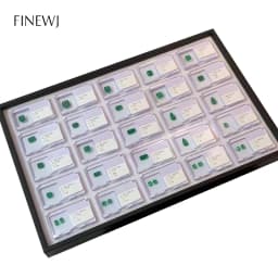 Wholesale Gem Display Transparent Box Storage for Gemstone Collection Jewelry Charm Beads Packaging Loose Diamond Protection Box