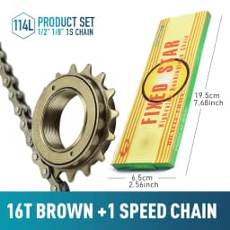 1pc 16T 18T 20T 22T 24T Single Speed Bike Freewheel Compatible With Threaded Freehub Replacement Bike Parts Bicycle Accessories