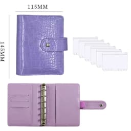 2023 New A7 Budget Binder Cash Envelopes for Money Saving Organizer with Zipper Pockets, Budget Sheets and Self-adhesive Labels