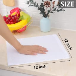1/6Pcs Hot-selling Pure Cotton Honeycomb Kitchen Square Towel Set Easy To Clean with Hook Waffle 30*30cm