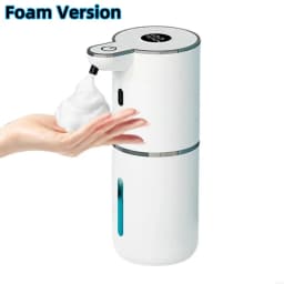 Battery display Electric Soap Dispenser 380ml USB Rechargeable 4 Gears Bubbling Duration Sensor Auto-Sensing For Kitchen