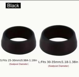 2 PCS Cruisers Road Bicycles Mountain Bikes Seat Bar Dust Cover Silicone Tube Waterproof Cover Seat Bar Protective Cover Ring
