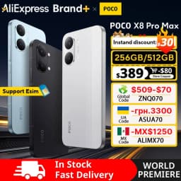 【World Premiere】Global Version POCO X8 Pro Max 8500mAh Smartphone Dimensity 9500s 6.83'' 1.5K 120Hz Ultra-Bright AMOLED Display