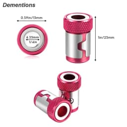 1/4" Hex Magnetic Bit Magnetizer Tool for Phillips Flat Torx Screwdriver Bits Power Drill Hand Tool Accessory