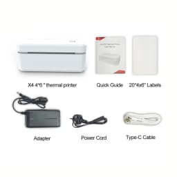 Marklife X4 Thermal Label Printer Portable Printer for 4x6 Mailing Packages Printing Bluetooth & Automatic Label Recognition