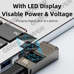 100W Type C Fast Charging Adapter Connector Dc Plug USB C to Universal Laptop Charger Converter for Lenovo Hp Dell Asus Acer