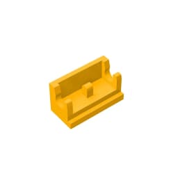 MOC PARTS GDS-829 Hinge Brick 1 x 2 Base compatible with lego 3937 pieces of children's toy Assembles Building Blocks Technical