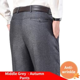 New Men's Autumn Thick Casual Suit Pants Classic Business Fashion Stretch Summer Thin Trousers Male Brand Clothes KOACUS