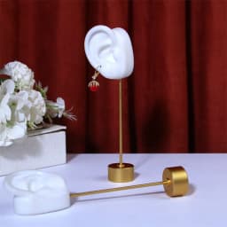 Earring Display Stand Ear Model Ear Clip Stud Jewelry Display Organizer Holder Window Counter Ear Stud Showcase Props