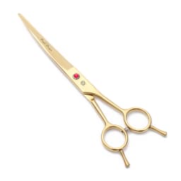 Purple Dragon Dog Grooming Scissors 6.5" 7" Stainless Up Curved Scissors Professional Pet Shears Chunker Thinning Scissors Z3002