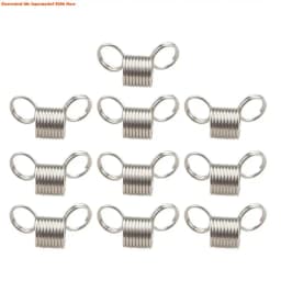 10 Pcs Beads Stopper Mini Spring Clamps Creative Bead Wire Ends Jewelry Making Tool for DIY Handmade Bracelets Necklace