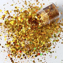 10Ml of Nail Art Glitter Mixed Sequins Polyester Film Hexagonal Colorful Sequins Nail Art Sequins Glitter Decoration Manicure