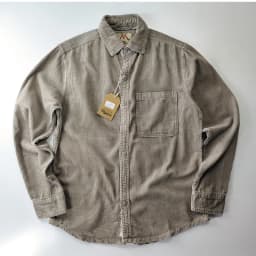 Autumn Winter New American Retro Long-Sleeve Lapel Corduroy Shirt Men's Fashion 100% Cotton Washed Single Pocket Casual Blouses