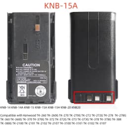 KNB-15 KNB-15A KNB-14 Battery Ni-MH 1800mAh Compatible with Kenwood TK-260 TK-260G TK-270G TK-272G TK-360 TK-370G TK-372G TK278G
