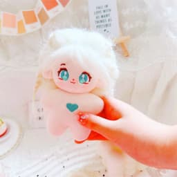 10cm Cute Animals Unicorn Bunny Shark Coat Suit Mini Idol Soft Cotton Doll DIY Clothes Accessory for Girls Fans Collection Gifts