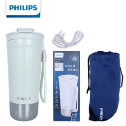Philips Electric Kettle Bottle 400ml Electric Heating Cup NTC Temperature Control 110V-240V Thermos Cup