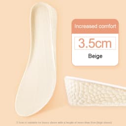 Insoles for Shoes Breathable Heighten Heel Insert Pad Cushion Unisex Height Increase Insole Boost Man Women's Shoes Sneakers New