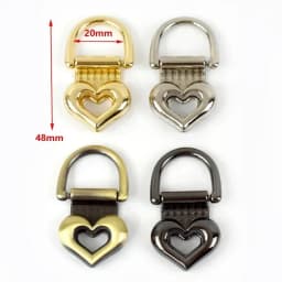 5Pcs Metal Buckles Bag Side Clip Clasps for Handbag Strap Chain Hanger Connector Screw Decoration Hook DIY Hardware Accessories
