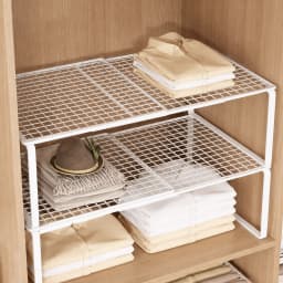 Stackable Telescopic Closet Shelf Retractable Expandable Wardrobe Divider Board Adjustable Layered Partition Cabinet Organizer