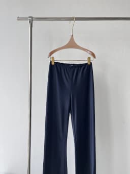 Spring and Summer New Basic Acetate Fabric Mercerization Minimalist Loose Casual Women's Wide Leg Pants