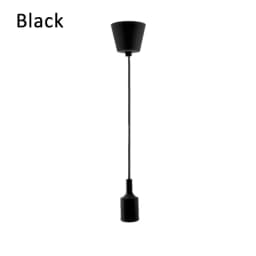 Adjustable Silicone Pendant Light Wholesale Vintage E27 Lamp Holder with Cord Bendable Ceiling Wall Lamp for Home Bar Decor
