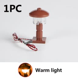 1PC DIY 1x4 Building Block Lamp Street Light Electric Decorate 1X1 LED Brick USB City Lighting