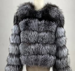 Style Real Fur Coat 100% Natural Fur Jacket Female Winter Warm Leather Fox Fur Coat High Quality Fur Vest