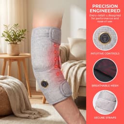 660&850nm Red Light Heating Massage Pad for Elbow Brace Joint Fatigue Relief Near Infrared Light Devices Pad Relief Relax Muscle