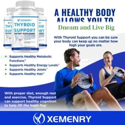 Thyroid Support Capsules - for Thyroid Health, Metabolism, Energy and Focus, Relieve Fatigue