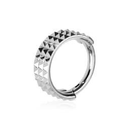 Flower Moon Heart Tush Teardrop Septum Piercing Drop Clicker Segment Nose Ring Daith Conch Hoop Earring 316L Surgical Steel 16G