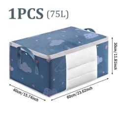 Big Capacity Storage Bag 4/2/1PCS Quilt Clothes Moisture Dust Proof Organizer Duvet Blanket Sorting Bags Luggage Bag