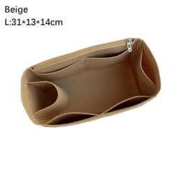 Felt Handbag Insert Bag Multi-Pocket Portable Purse Liner Bag Support Storage Organization Bag Organiser for Birkin25/30/35