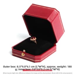 Ele European Sle Nelace Bracelet Ring Earring Box High End Jewelry Paaging Box with Octagonal Bule for Gifts