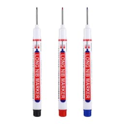 1/4Pcs White Permanent Paint Pen Set for Wood Rock Plastic Leather Glass Stone Metal Canvas Ceramic Deep Hole Marker 0.7mm