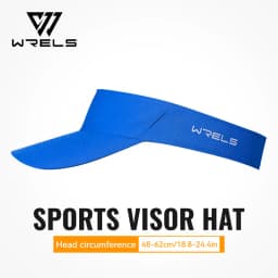 WRELS 1/2/3pcs Summer Sun Protection Empty Top Hat Breathable Sweat Absorbing Sun Visor Caps Outdoor Sport Running Tennis Caps