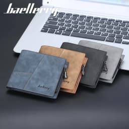 Baellerry High Quality Luxury Men Wallets Small Short Coin Pocket Male Purse Brand Card Holder PU Leather Men Wallets