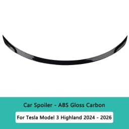 HEENVN Spoiler for Tesla Model 3 Highland 2026-2024 Car ABS Carbon Pattern Trunk Tail Wing Original High-performance Accessories