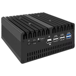 Topton 6*2.5G LAN Solid Firewall Mini PC Ultra 9 185H 7 155H 4x/2x 10G SFP Intel vPro Thunderbolt 4 2xNVMe Proxmox Home Server