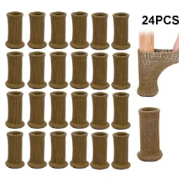 Multi-Color Knitted Silicone Chair Leg Socks with Anti-Slip Design for Floor Protection Prevent Scratches and Reduce Noise