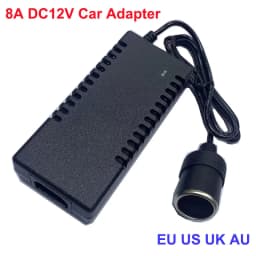 Car Power Adapter AC to DC Converter 110V/ 240V to 12V 15A 180w Power Supply Adapter Cigarette lighter with EU plug 10A 8A 6A 5A