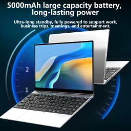 LENO Laptop 14.1" Windows 11 16GB RAM 2TB SSD Intel N3700 Ultra Slim Notebook Gamer 1080P Display Office Study Computer PC