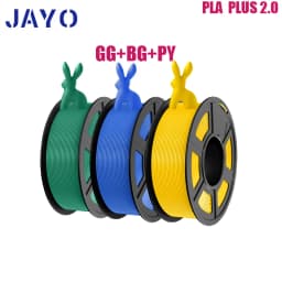 JAYO PETG/PLA Plus 2.0 3D Printer Filament 3 Rolls No Bubbles Smooth Multiple Colors 3D Filament Fit For FDM Printers 1 Roll/1.1