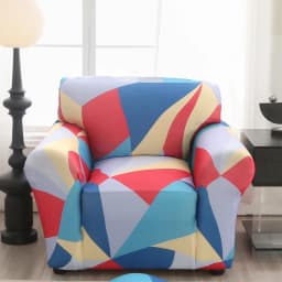 string printed sofa chair slipcovers armchair decoration elastic spandex for living room sofa cover stretch floral printed