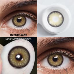 AMARA 1 Pair Colored Contact Lenses for eyes/men Natural Look Fast Delivery BLUE Eye Lenses Gray Contact Green Eye Lenses